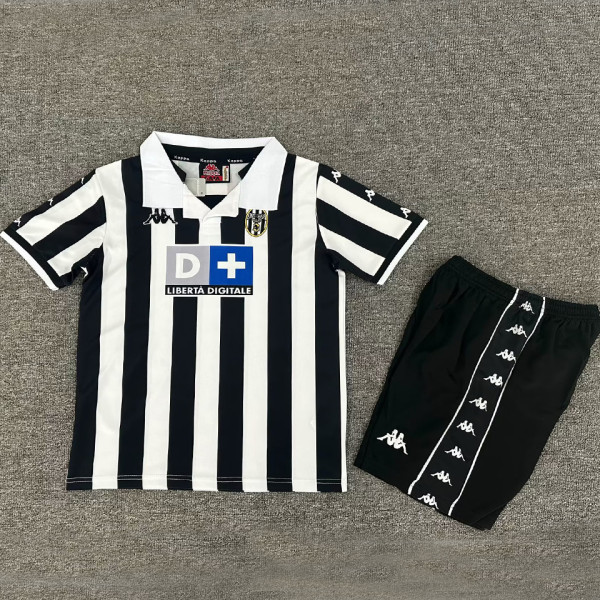 1999/2000 JUV Home Retro Kids Soccer Jersey