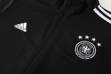 2024 Germany Black Jacket Tracksuit