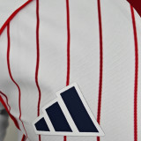 2025/26 ARS White Baseball Player Version T-Shirt  硅胶版