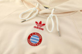 2025 BFC Beige Zipper Jacket Tracksuit