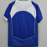 2004/06 Brazil Away Blue Retro Soccer Jersey