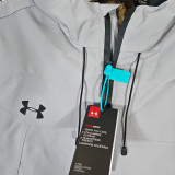 2025 UA Cotton Thickened Warm Grey Outdoor Jacket #A803加棉冲锋衣