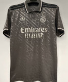 BELLINGHAM #5 RM 1:1 Quality Third Black Fans Jersey 2024/25 （UCL Font) ★★