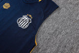 2025/26 Santos Dark Blue Vest Training Jersey(A Set)