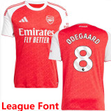 2025/26 ARS Home Red Kids Long Sleeve Soccer Jersey  长袖童装