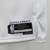 2025 Lakers WETBROOK #0 White NBA Jerseys 热压