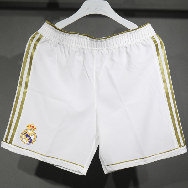 2011/2012 RM Home White Retro Player Version Shorts Pants 球员版