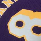 1996/97 Lakers BRYANT #32 Retro Purple NBA Jerseys热压