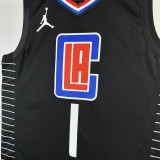 Clippers HARDEN #1 Black NBA Jerseys