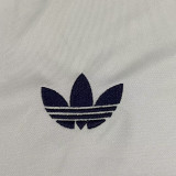 1984/85 RM White Home Retro Soccer Jersey