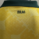 2025/26 AC Milan Third Yellow Player Version Soccer Jersey
