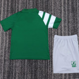 1991/1992 LFC Away Green Retro Kids Soccer Jersey