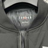 2026/27 Jordan Flight Black Baseball Cotton Windbreaker Jacket BQ7705 白标