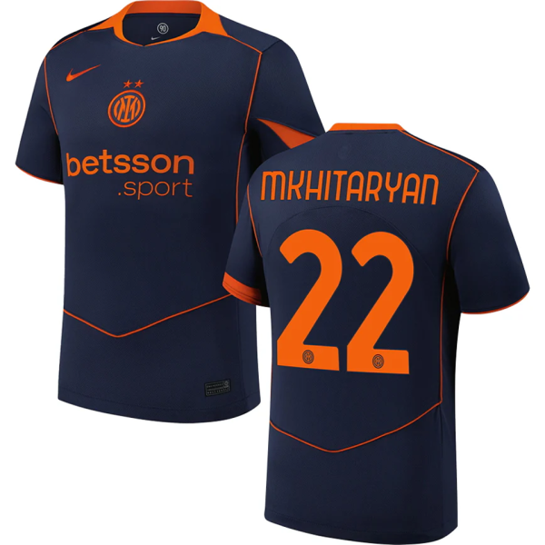 MKHITARYAN #22 In Milan 1:1 Quality Third Fans Soccer Jersey 2025/26 ★★