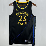 2025/26 Warriors GREEN #23 Black NBA Jerseys