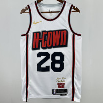 2025 Rockets  SENGUN #28 White City Edition NBA Jersey