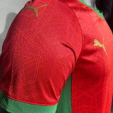 2025/26 Morocco Home Red Player Version Soccer Jersey