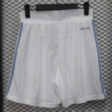 2024/25 Argentina 50th Anniversary Player Version White Shorts Pants 球员版