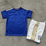 2026/27 Italy Home Blue Kids Soccer Jersey