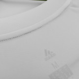 2017/18 RM Home White Retro Long Sleeve Soccer Jersey