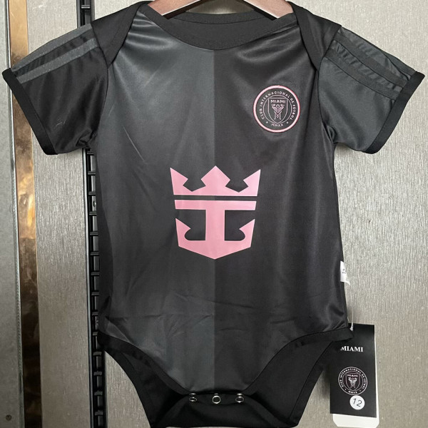 2025/26 Inter Miami Away Black  Baby Suit