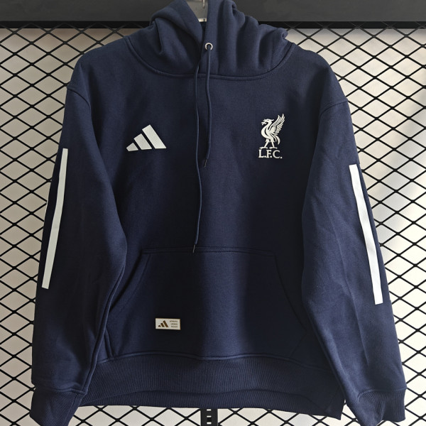 2026 LFC x AD Royal Blue Hoody  白三边 宝蓝色