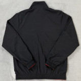 2026 M Utd Red And Black Reversible Windbreaker 双面