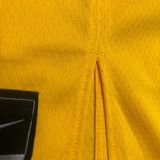 2023/24 Lakers JAMES #6 Yellow NBA Jerseys 热压
