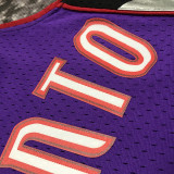 1999/00 Toronto Raptors CARTER #15 Purple Black Retro NBA Jerseys 热压