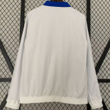 2024 Italy Blue White Reversible Windbreaker 双面