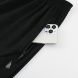 2025 AD~ Black Zipper Jacket Tracksuit