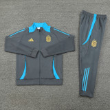 2025 Argentina Grey Jacket Tracksuit