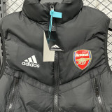 2026/27 ARS Black Cotton Vest Jacket  J3306 黑色