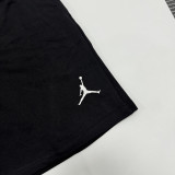 2025 Jordan Black Pure Cotton Fabric Casual Short Pants M19