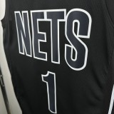 Nets RUSSELL #1 Black NBA Jerseys