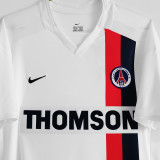 2002/2003 PSG Away White Retro Soccer Jersey