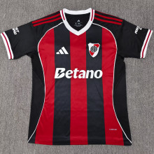 2025/26 River Plate Away Fans Soccer Jersey 带胸前广告
