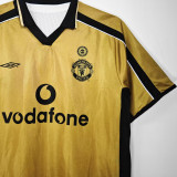 2001/02 M Utd 100th Centenary Reversible Retro Soccer Jersey