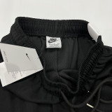 2024/25 Nk~ Black Pure Cotton Sports Trousers Zipper style