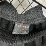 2025 Jordan Black Pure Cotton Fabric Casual Short Pants M001 红标