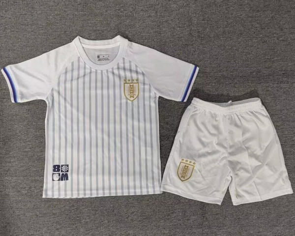 2024/25 Uruguay Away White Kids Jersey 乌拉圭