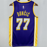 Lakers DONCIC #77 Purple NBA Jerseys