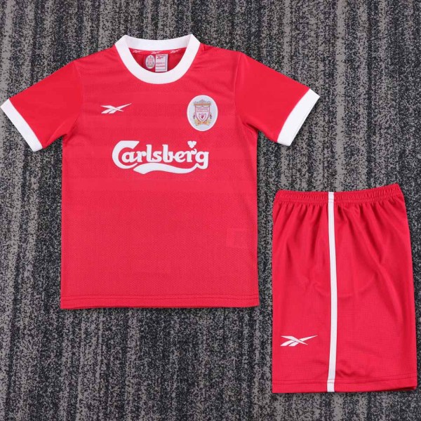 1997/98 LFC Home Red Retro Kids Soccer Jersey