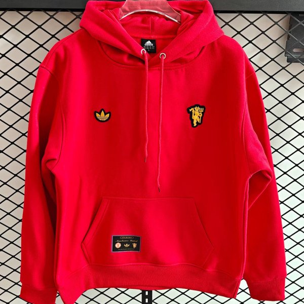 2026 M Utd Red Retro Style Hoody