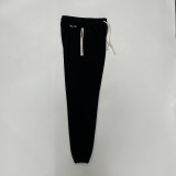 2024/25 Nk~ Black Pure Cotton Sports Trousers Zipper style