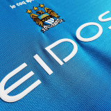 1999/2001 Man City Home Blue Retro Soccer Jersey