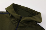 2025 Napoli Green Zipper Jacket Tracksuit