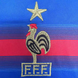 2004 France Home Blue Retro Soccer Jersey