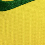 1998 Brazil Home Yellow Retro Long Sleeve Jersey (No small fonts on the chest)