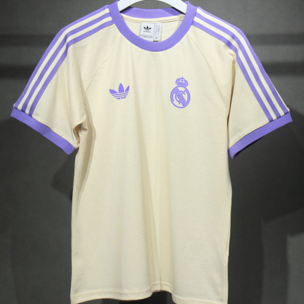 2025 RM White Cotton Retro Style Jersey